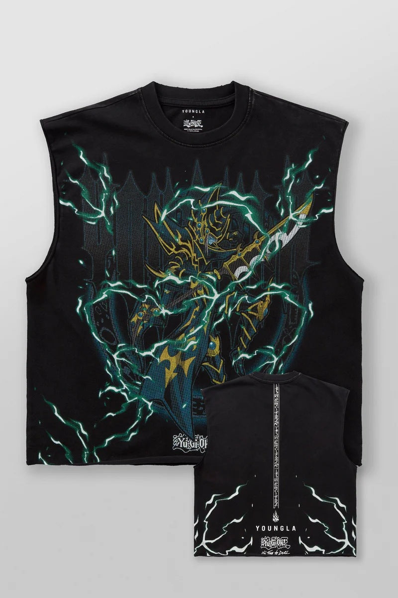 YOUNGLA Game King Graphic Tank Top – Men's Streetwear Workout Vest (Unisex)