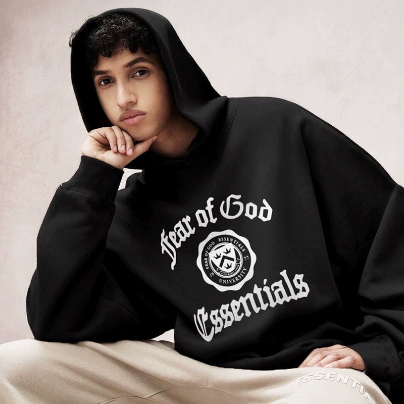 FOG Essentials Heavyweight Pullover Hoodie – 2024FW Unisex American Streetwear