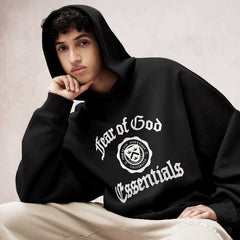 FOG Essentials Heavyweight Pullover Hoodie – 2024FW Unisex American Streetwear