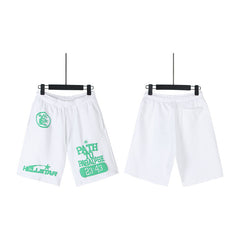 Hellstar Series Terry Fleece Drawstring Shorts – Unisex