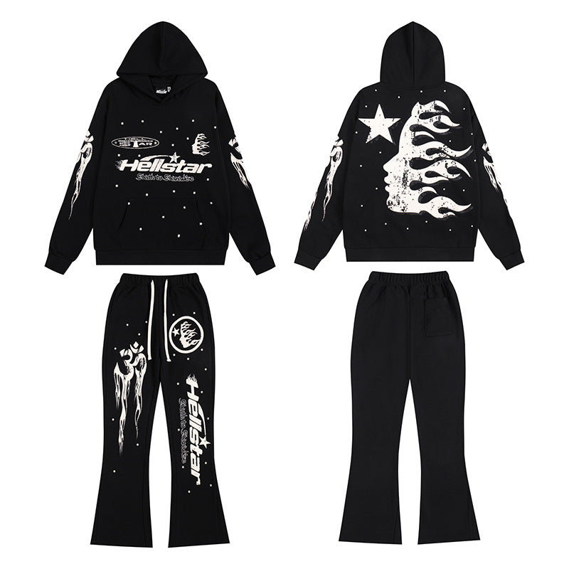 HELL Heavyweight Graphic Fleece Hoodie & Sweatpants Set
