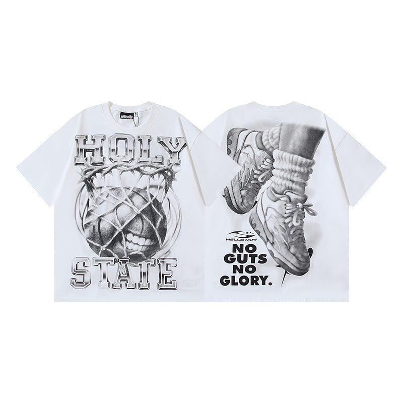 Hellstar Washed Graphic Oversized Tee – Unisex