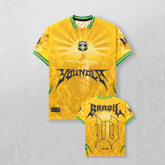 YOUNGLA Men's Soccer Jersey Graphic Tee – Oversized Quick-Dry Athletic Shirt