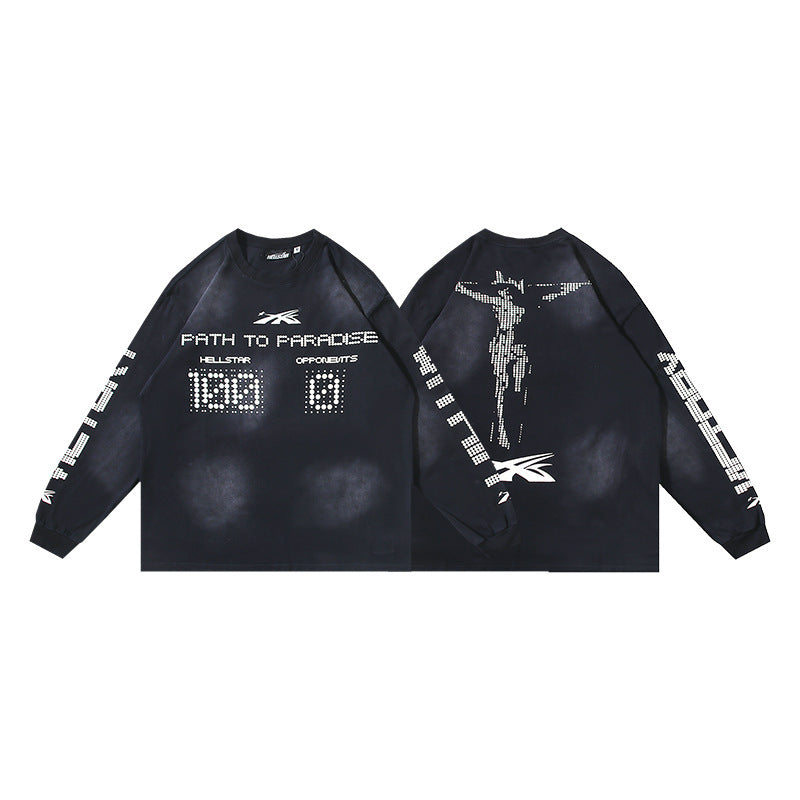 Hellstar Streetwear Oversized Long Sleeve Tee – Unisex