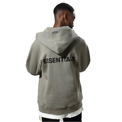 FOG Essentials Zip-Up Hoodie – 2020SS Vintage American Streetwear