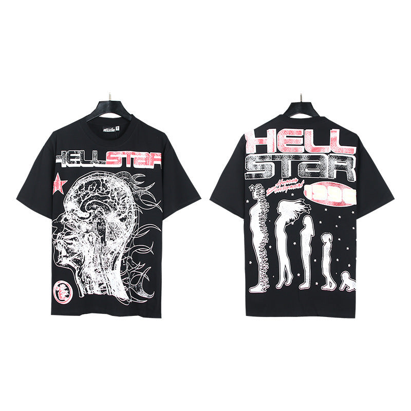 Hellstar Oversized Cotton Streetwear Tee – Unisex