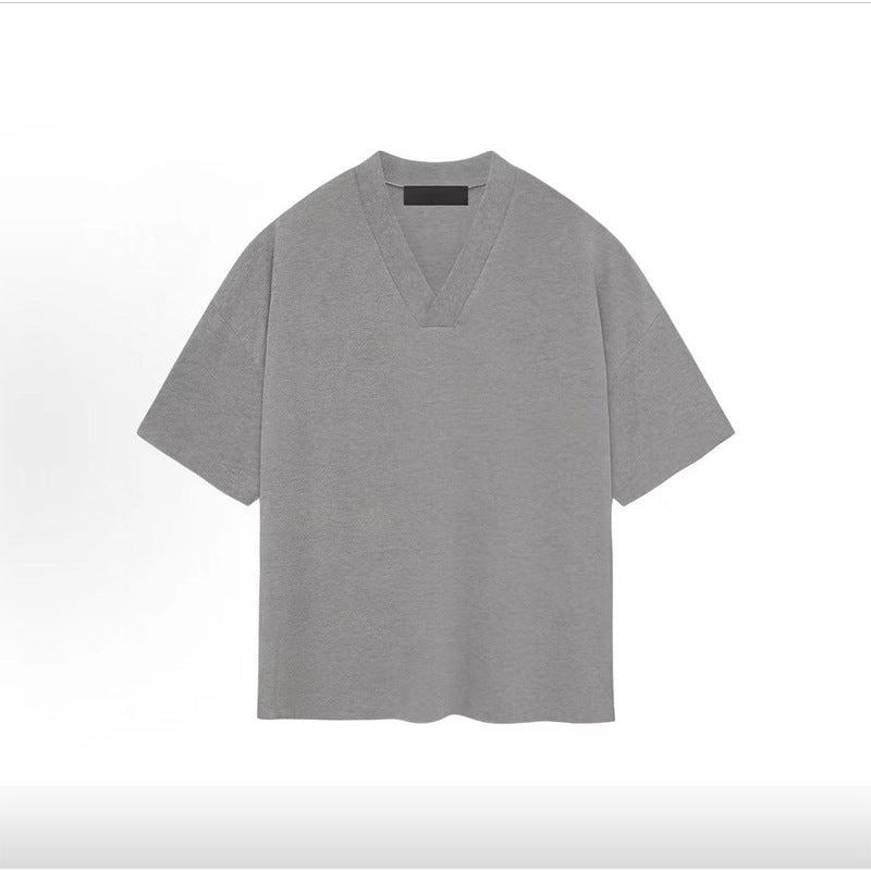 FOG Essentials V-Neck Short Sleeve T-Shirt – 2024 Spring/Summer Men's Relaxed Fit