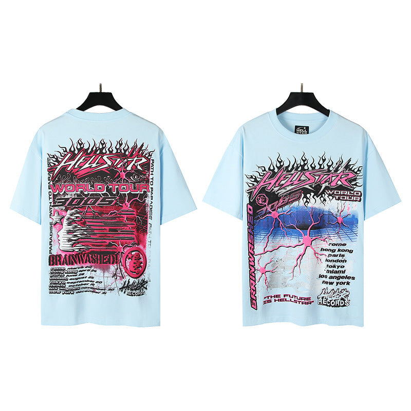 Hellstar Oversized Cotton Streetwear Tee – Unisex