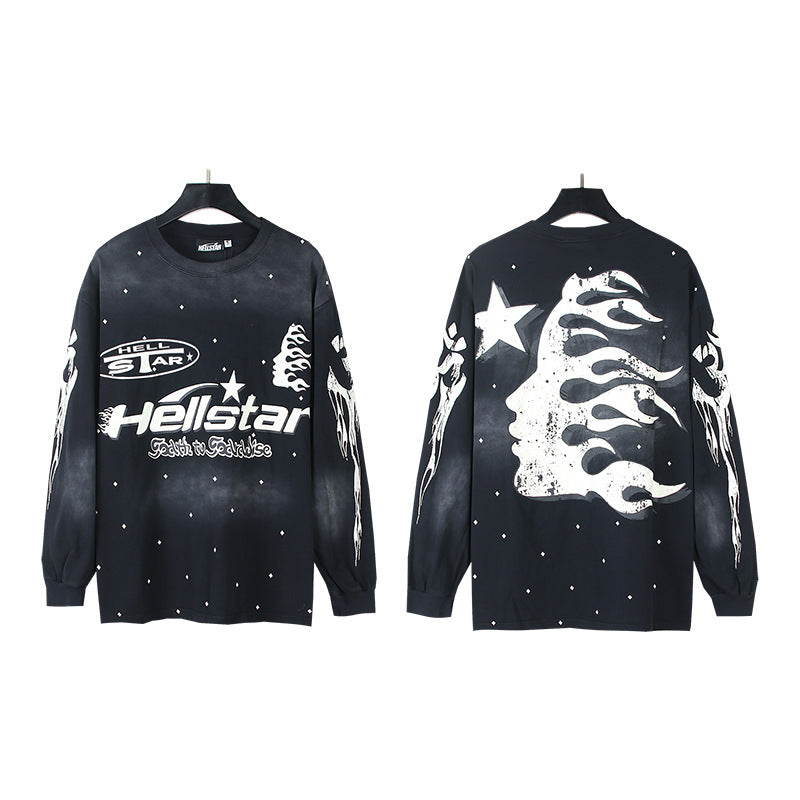 Hellstar Streetwear Oversized Long Sleeve Tee – Unisex