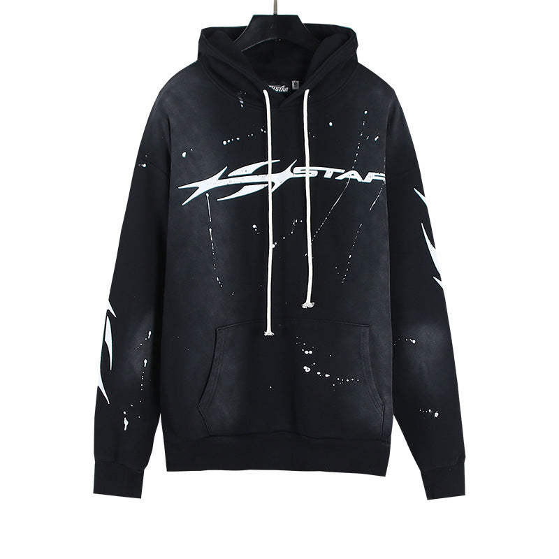 HELLSTAR NFC Washed Vintage Oversized Hoodie — Unisex Streetwear