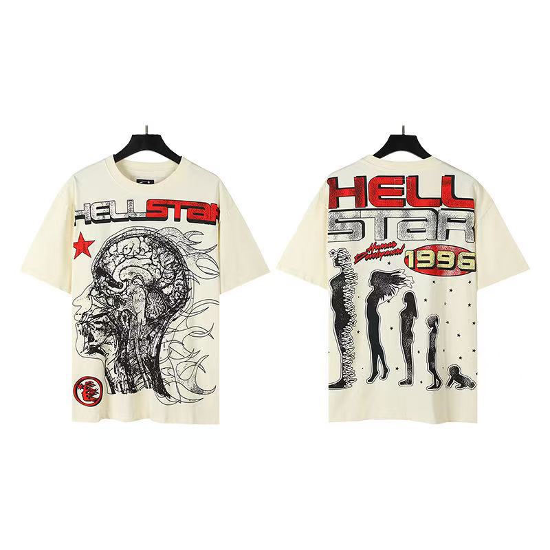 HELL Vintage Washed Graphic Tee – Oversized Unisex Short Sleeve T-Shirt