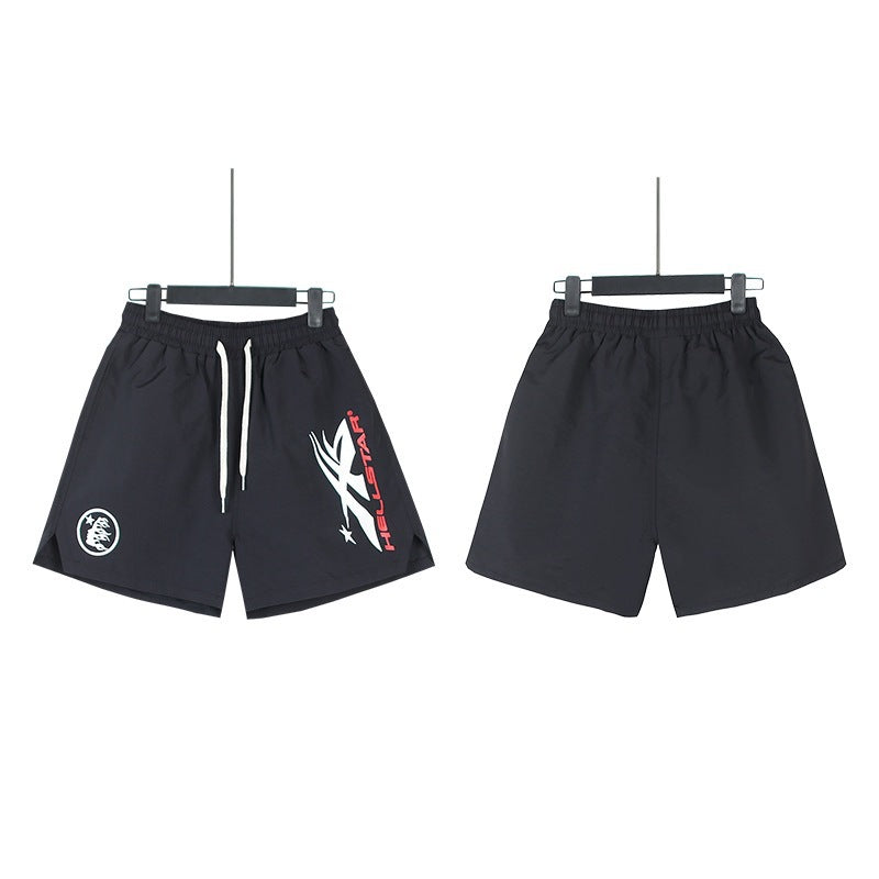 Hellstar Acid-Washed Graphic Tee & Shorts Set