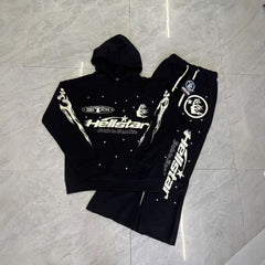 HELL Heavyweight Graphic Fleece Hoodie & Sweatpants Set