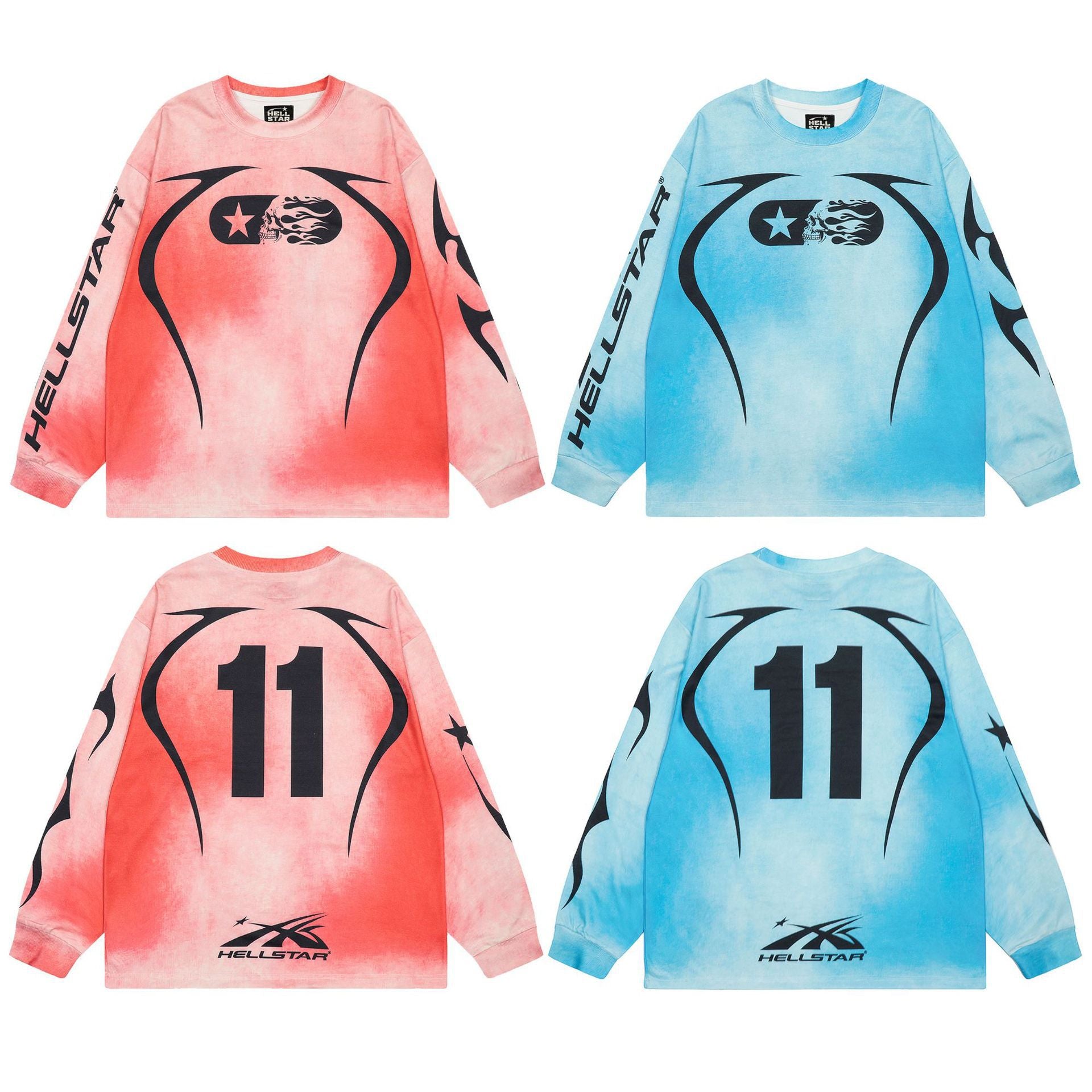 Hellstar Mesh Panel Long Sleeve Base Layer Tee