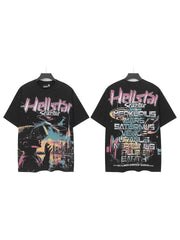 Hellstar Washed Oversized Short Sleeve Tee