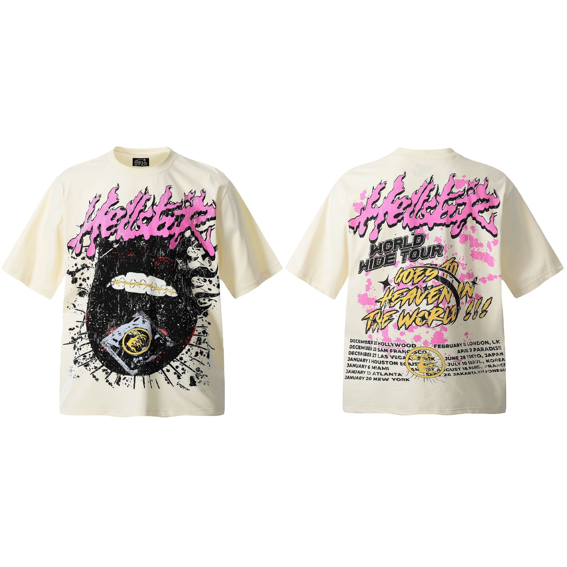 Vintage Washed Distressed Graphic Tee – Oversized Unisex Short Sleeve T-Shirt