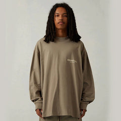 FOG Essentials Flocked Long Sleeve Hoodie – 2022SS Men's Streetwear