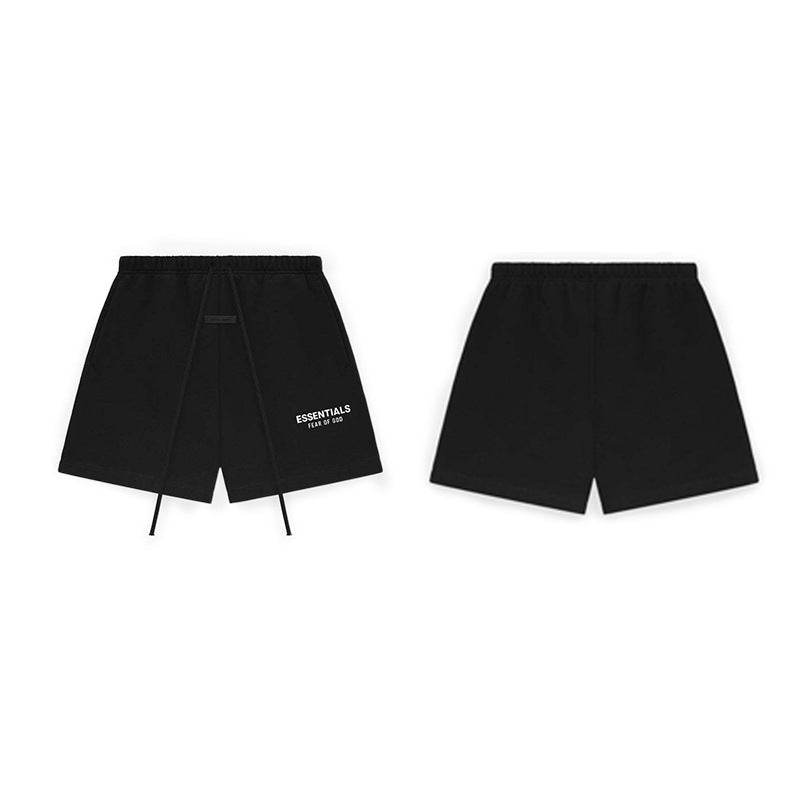 FOG Essentials Heavyweight Print Casual Athletic Shorts – 2025AS Unisex American Streetwear