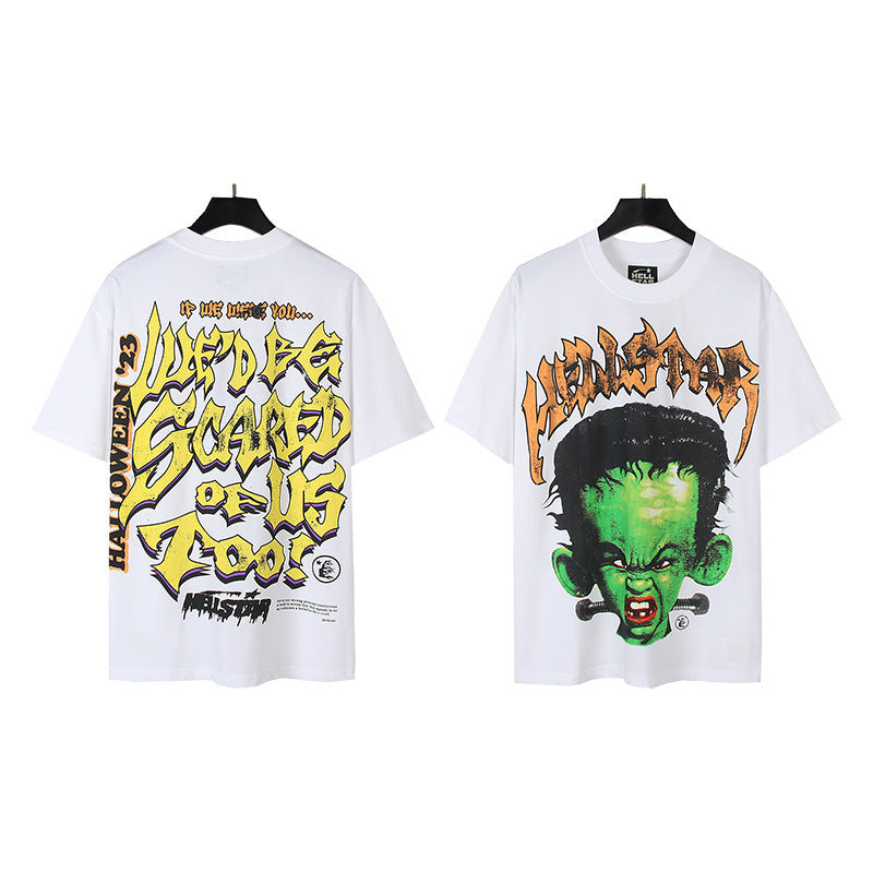 Hellstar Oversized Cotton Streetwear Tee – Unisex