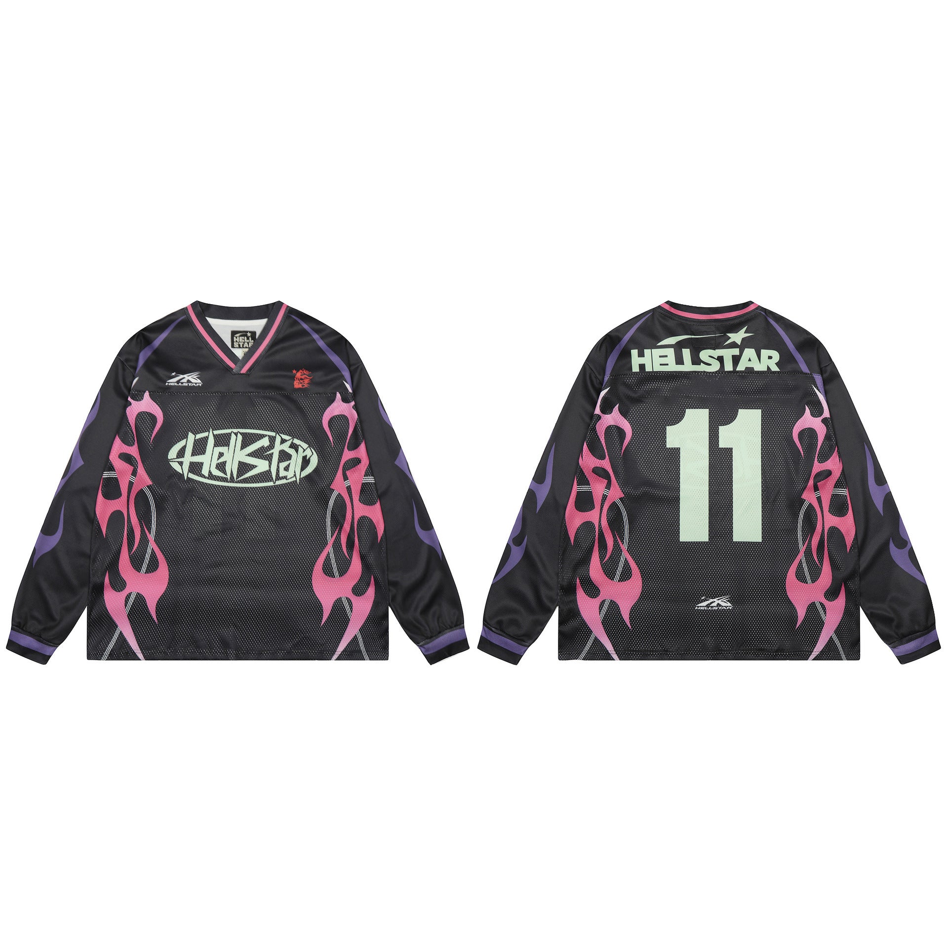 Hellstar Long Sleeve Graphic Sweatshirt – Fall/Winter Unisex American Streetwear
