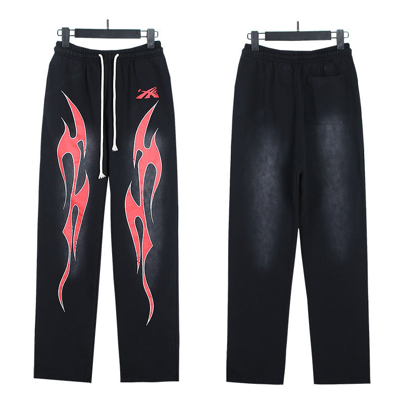 Hellstar Vintage Washed Oversized Hoodie & Sweatpants Set – Unisex American Streetwear