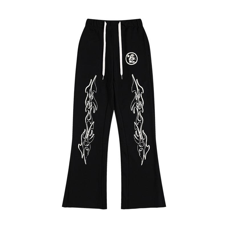 HELLSTAR 25SS American Streetwear Heavyweight Terry Graphic Hoodie & Sweatpants Set — Vol. 3