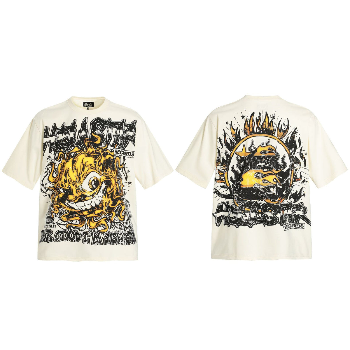 Vintage Washed Distressed Graphic Tee – Oversized Unisex Short Sleeve T-Shirt
