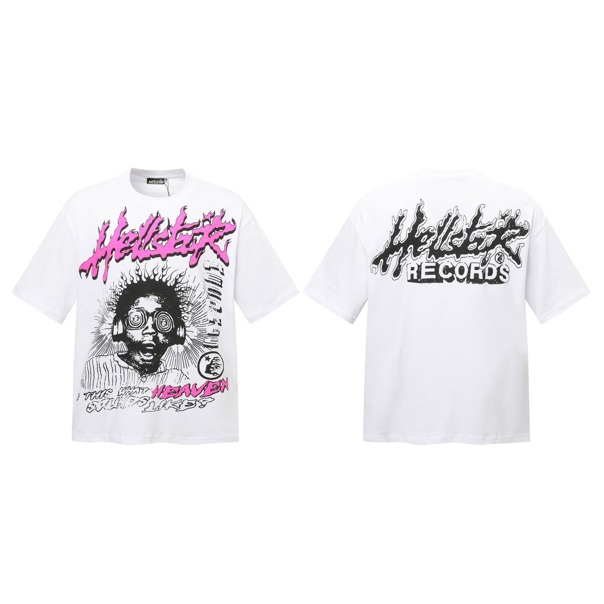 HELL Vintage Washed Graphic Tee – Oversized Unisex Short Sleeve T-Shirt