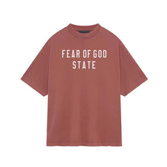 FOG Essentials Homecoming Letter Print Heavyweight Crewneck T-Shirt – 2024 Fall/Winter