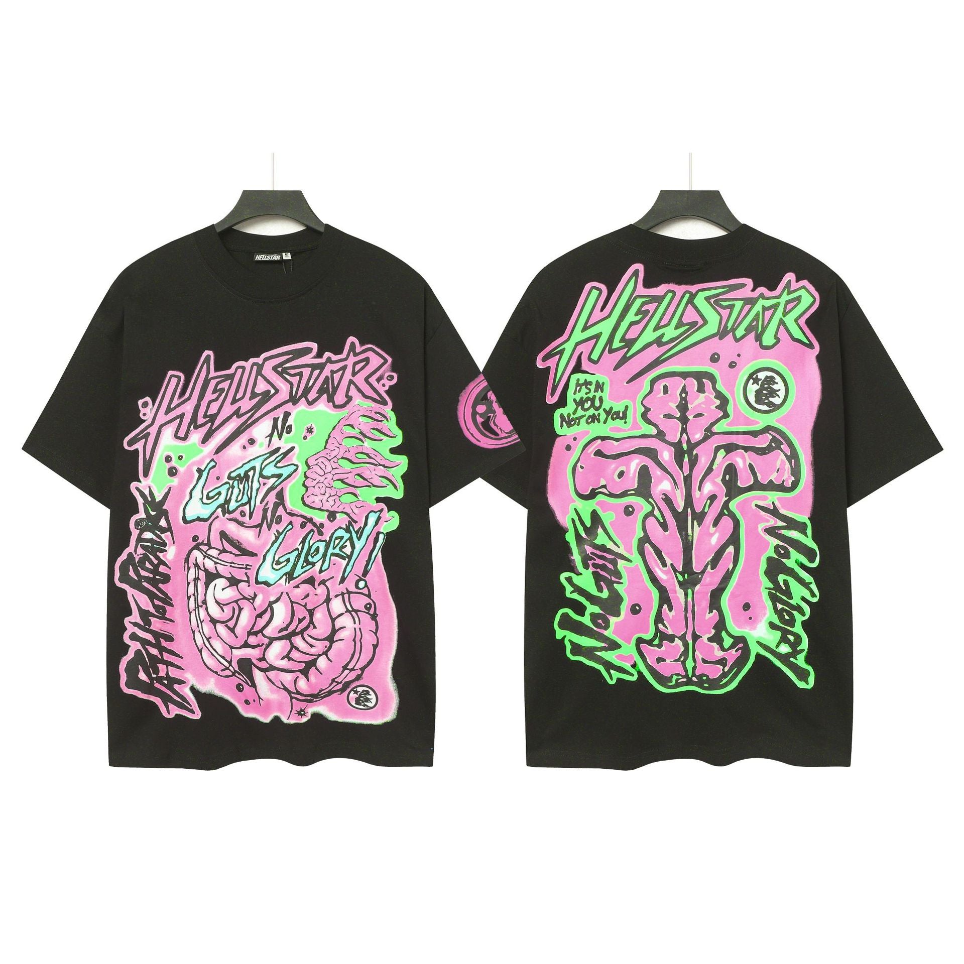 HELL Vintage Washed Graphic Tee – Oversized Unisex Short Sleeve T-Shirt