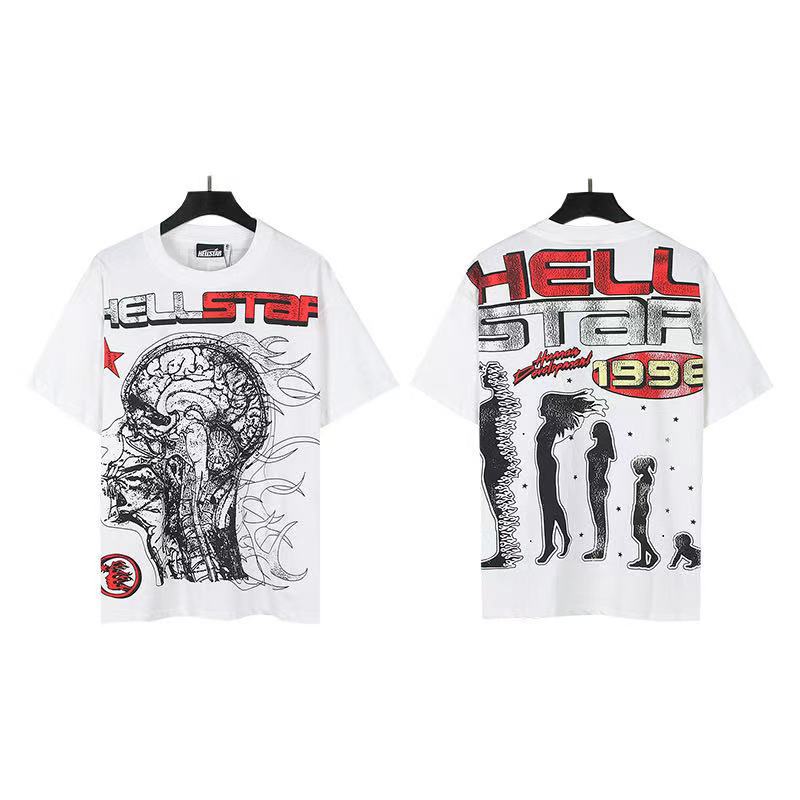HELL Vintage Washed Graphic Tee – Oversized Unisex Short Sleeve T-Shirt