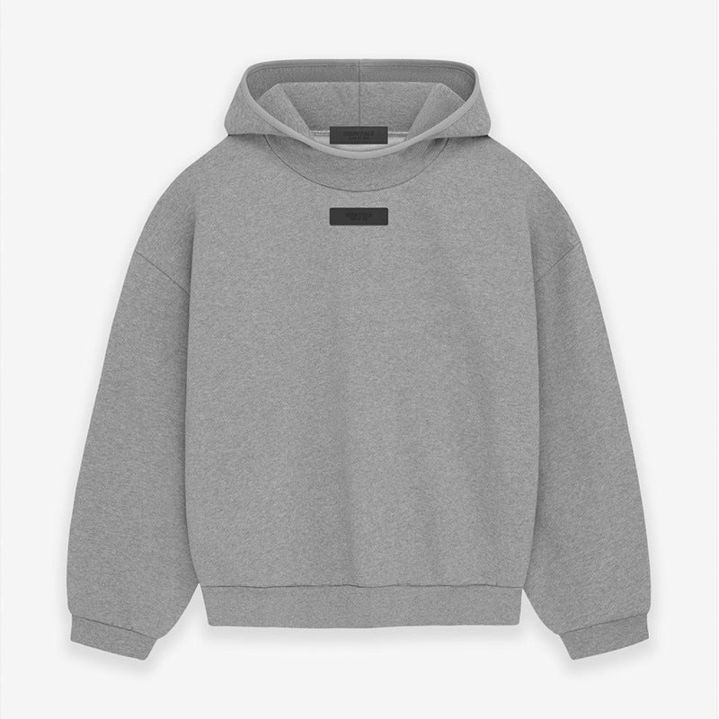 FOG Essentials Graphic Print Fleece Pullover Hoodie – 2024SS Unisex Couples