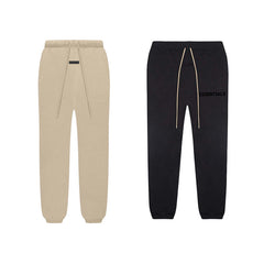 FOG Essentials Silicone Print Fleece Sweatpants – 2023SS American Streetwear