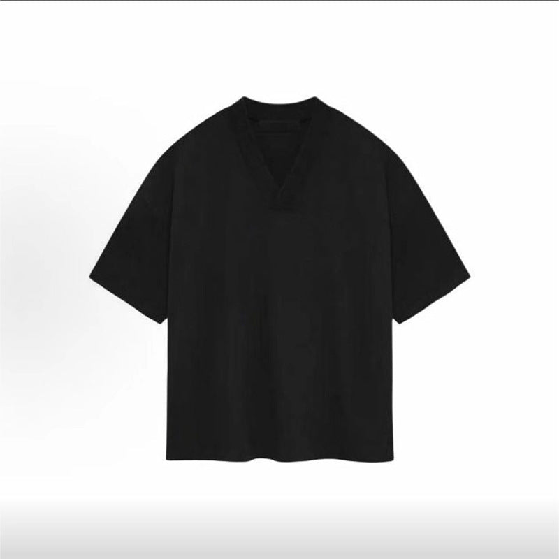 FOG Essentials V-Neck Short Sleeve T-Shirt – 2024 Spring/Summer Men's Relaxed Fit