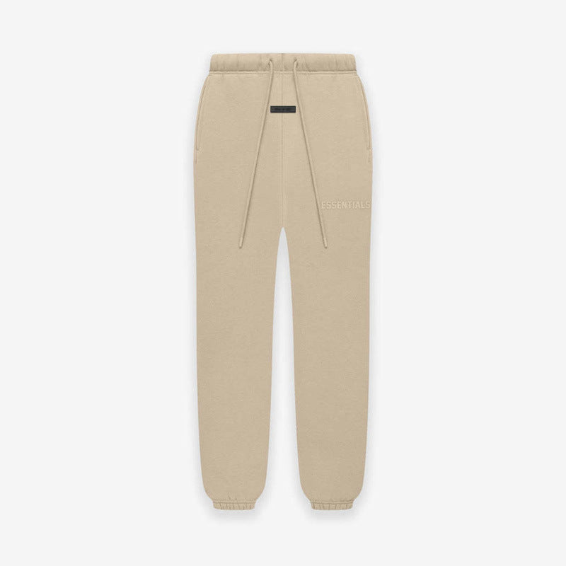 FOG Essentials Silicone Print Fleece Sweatpants – 2023SS American Streetwear