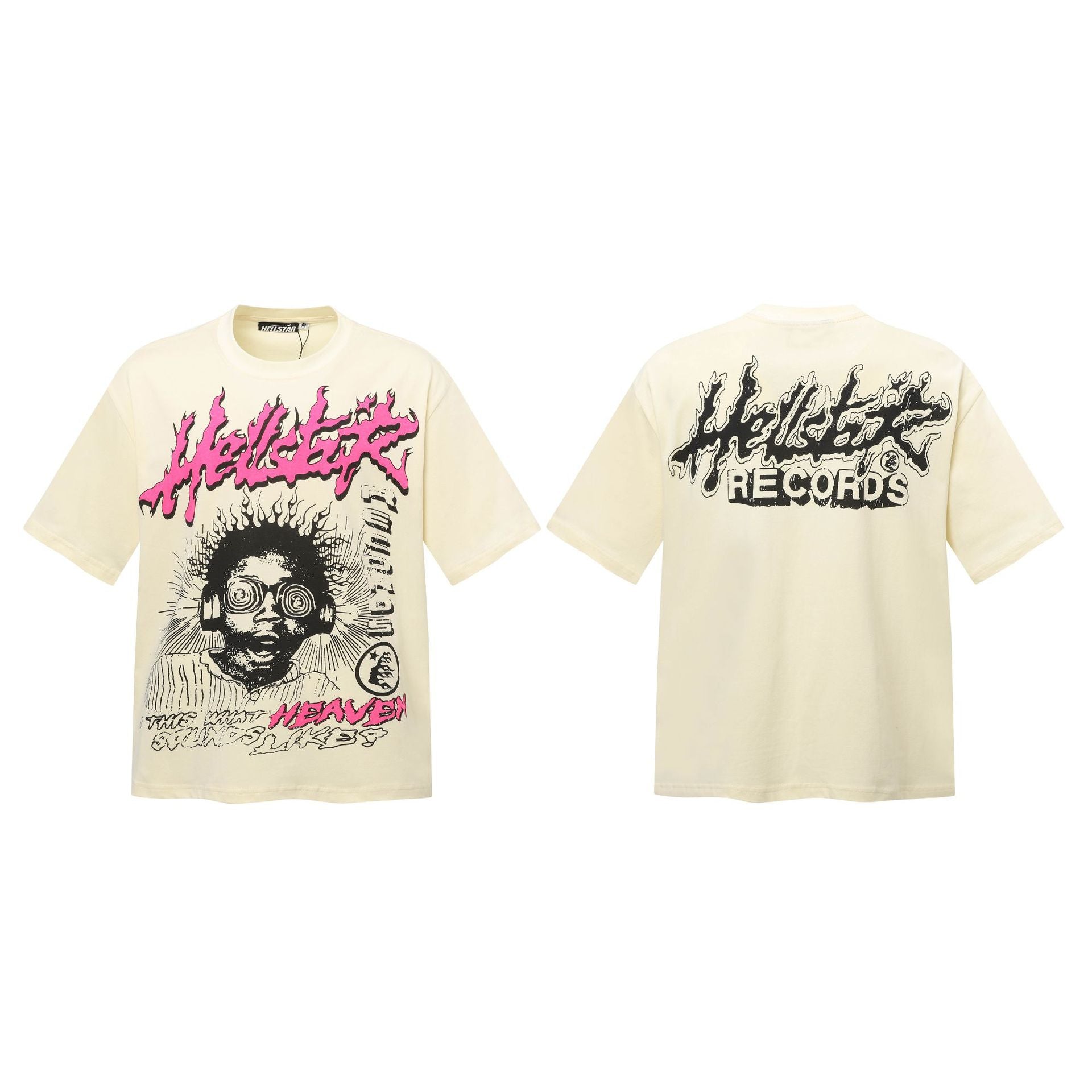 HELL Vintage Washed Graphic Tee – Oversized Unisex Short Sleeve T-Shirt