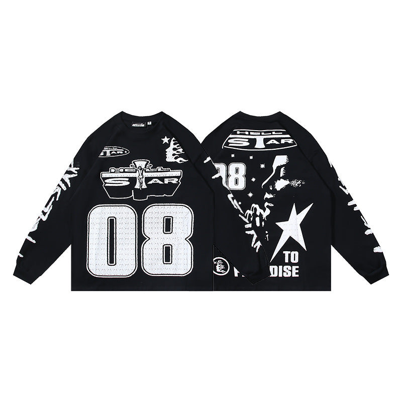 Hellstar Streetwear Oversized Long Sleeve Tee – Unisex