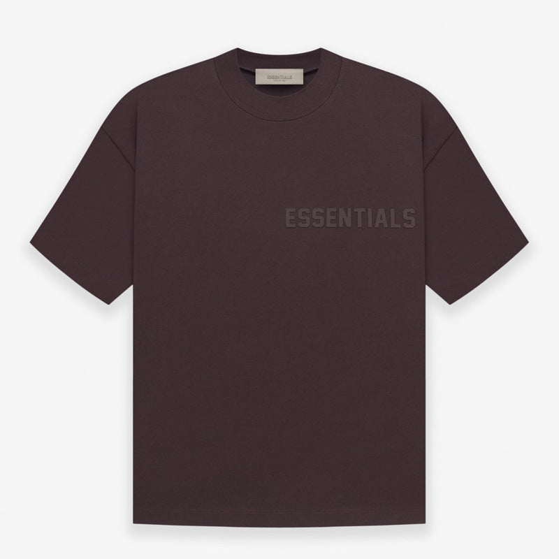 FOG Essentials Silicone Logo Short Sleeve T-Shirt – 2023SS Men's Casual Streetwear