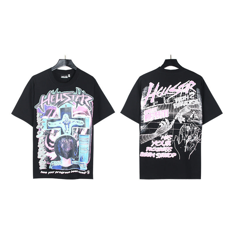 Hellstar Oversized Cotton Streetwear Tee – Unisex