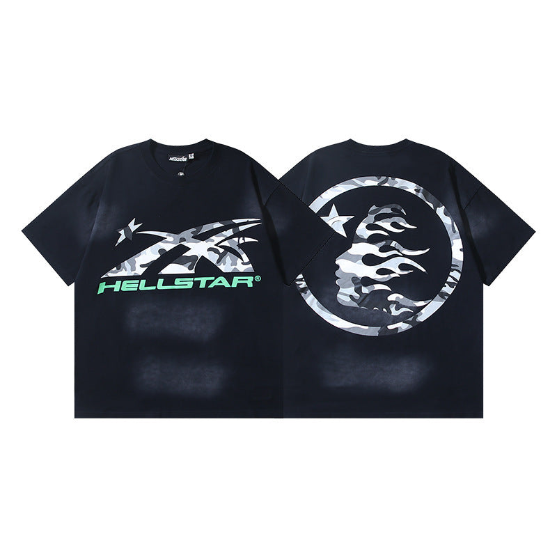Hellstar Washed Graphic Oversized Tee – Unisex