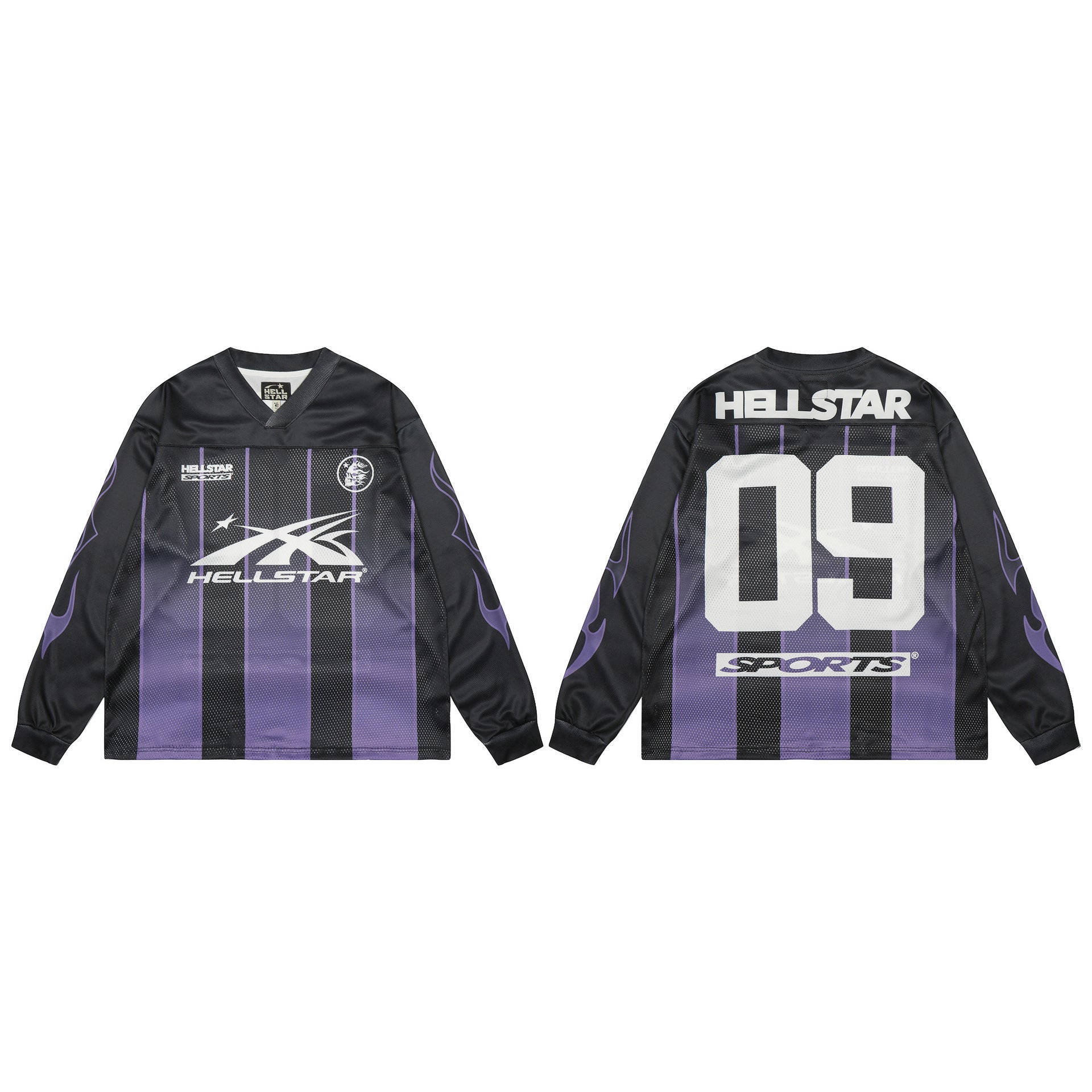 Hellstar Mesh Panel Long Sleeve Base Layer Tee