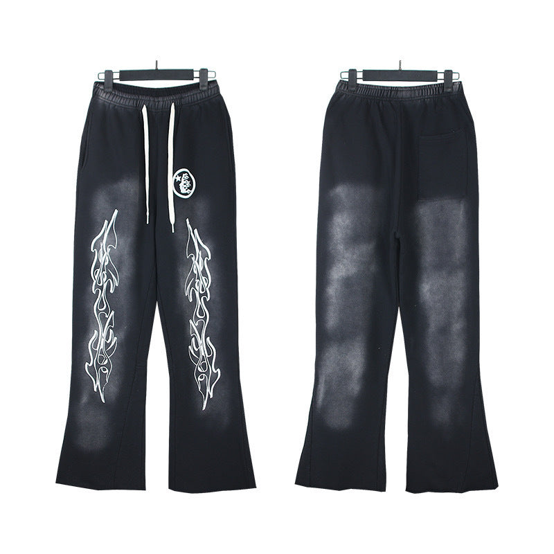 Hellstar Vintage Washed Oversized Hoodie & Sweatpants Set – Unisex American Streetwear