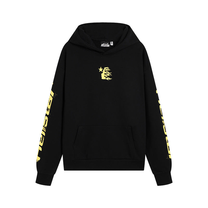 Hell Star Heavyweight Terry Tracksuit – Black Yellow, Black White & Grey Black