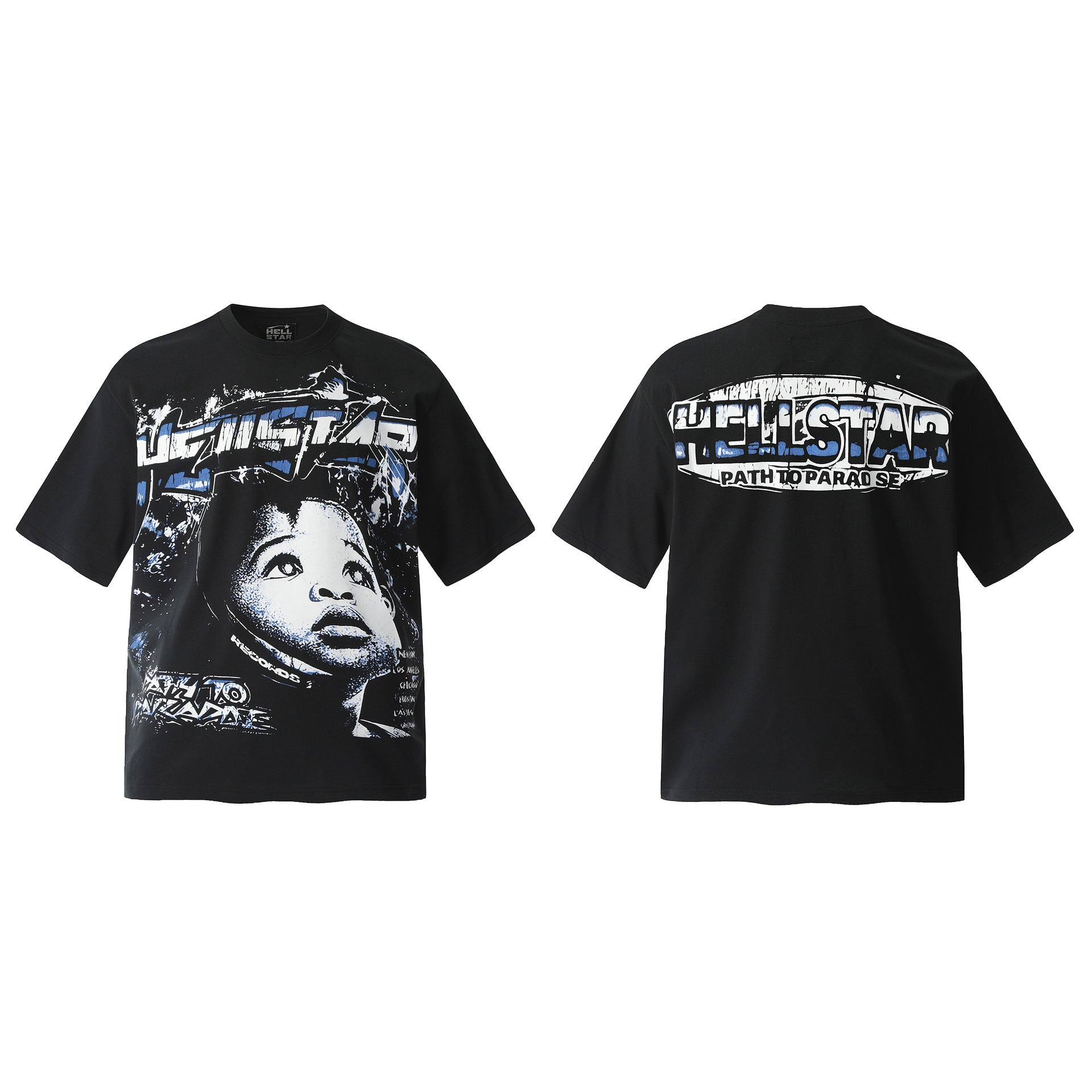 HELLSTAR Vintage Graphic Print Oversized Tee – Unisex Streetwear