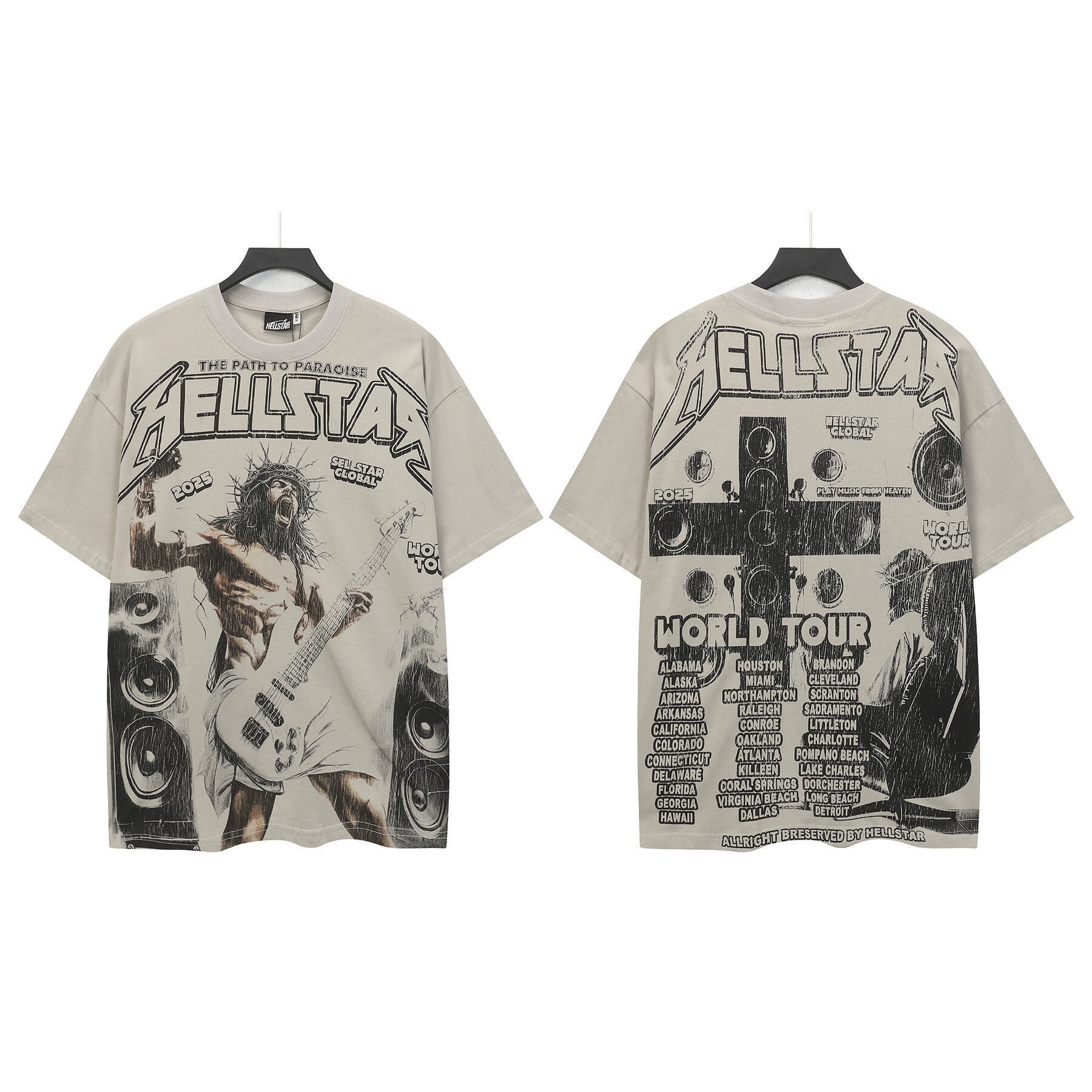 Hellstar Oversized Streetwear Graphic Tee