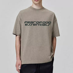 FOG Essentials Heavyweight Crewneck T-Shirt – 2026 New Arrival American Streetwear