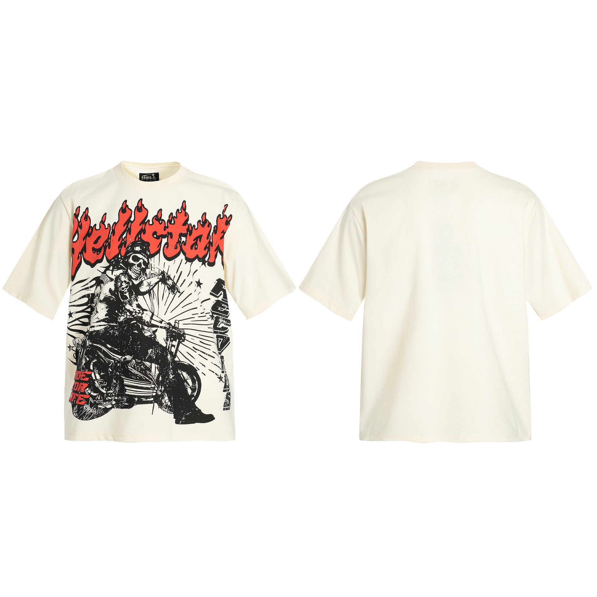 Vintage Washed Distressed Graphic Tee – Oversized Unisex Short Sleeve T-Shirt